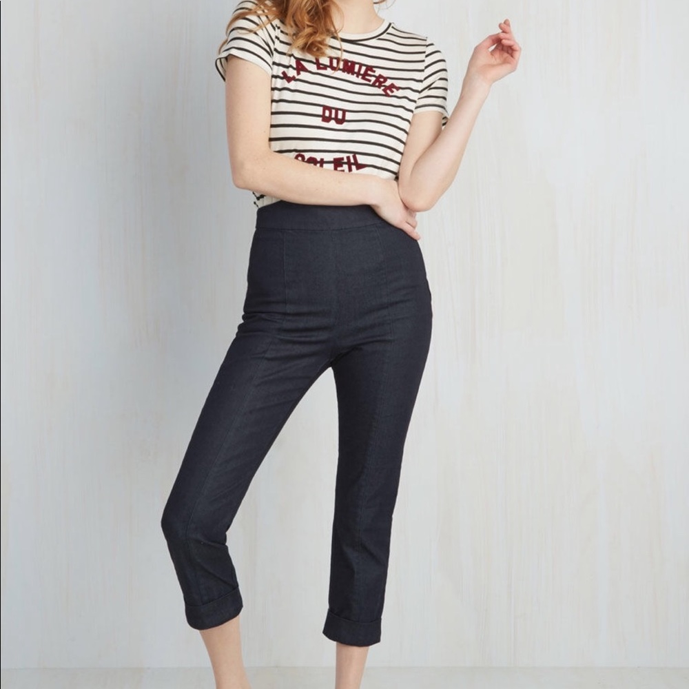 BNWOT  4X ModCloth Cropped Jeans ADORABLE!